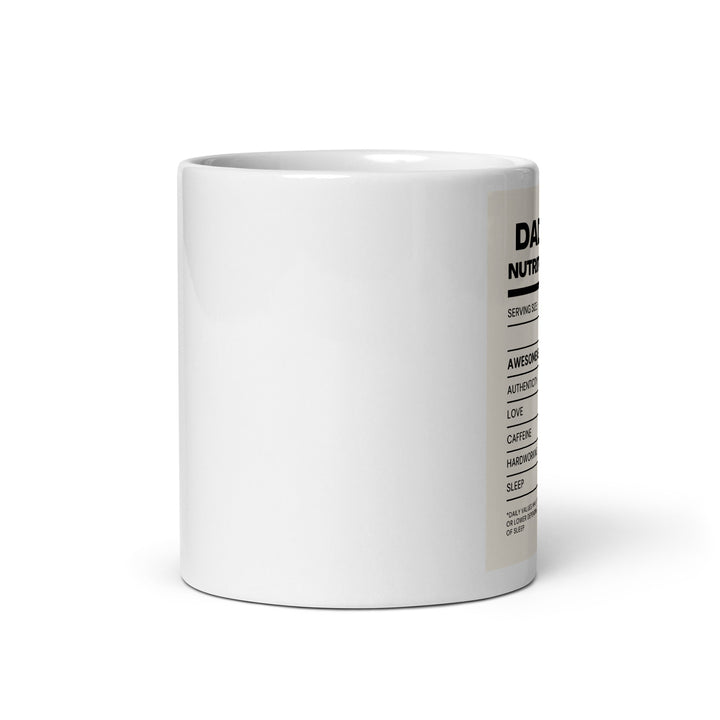 Dad Bod Nutrition Facts Ceramic Mug