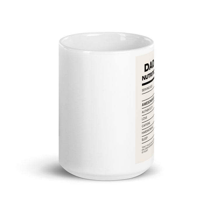 Dad Bod Nutrition Facts Ceramic Mug